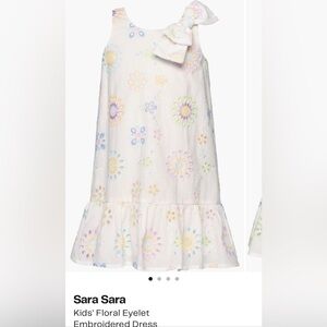 Floral Embroidered Kids Dress